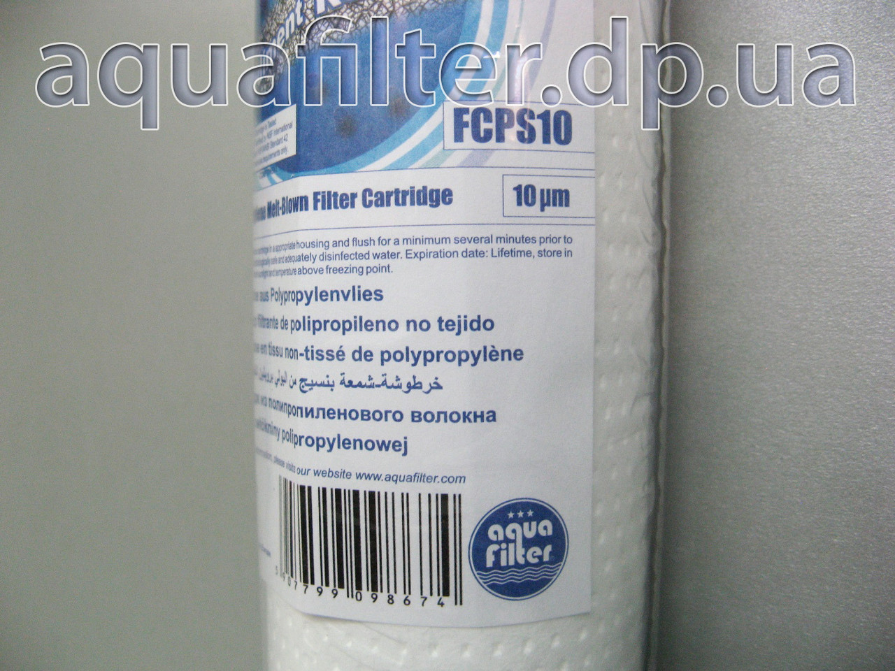 Картридж полипропиленовый Aquafilter FCPS10 10 мкм 10" - фото 3 - id-p343637049