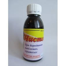 Зовнішнє Чистофіт 100 мл-доброякісні новоутворення (бородавки, папіломи, гіперкератози).