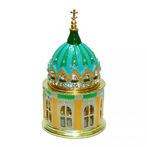 Скринька металева мініатюра Храм