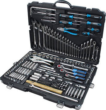 Набір інструментів 1/4", 3/8", 1/2", 202 предмета (6-гр.) //orsage 42022-5 код. 8769