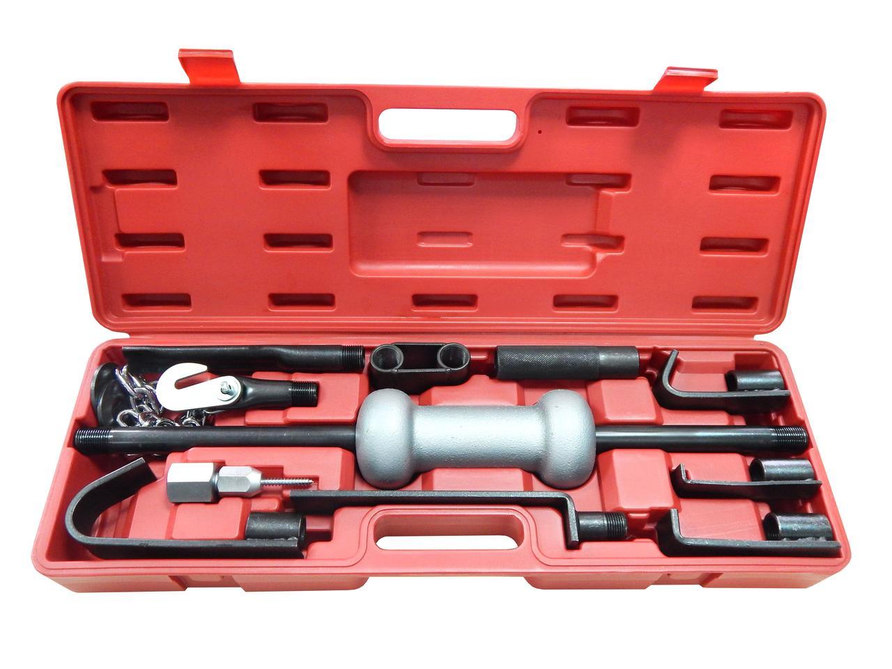 Молоток зворотний для кузовних робіт з набором насадок 9пр.у кейсі, фото 1