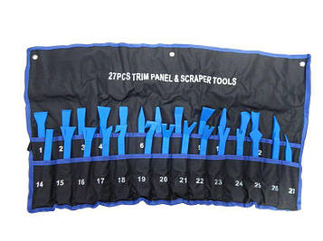 Набір пластмасових пристосувань для демонтажу внутрішньої обшивки салону 27пр
