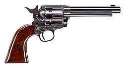 Пневматичний револьвер kwc Colt Single Action Army 45 воронений, фото 3