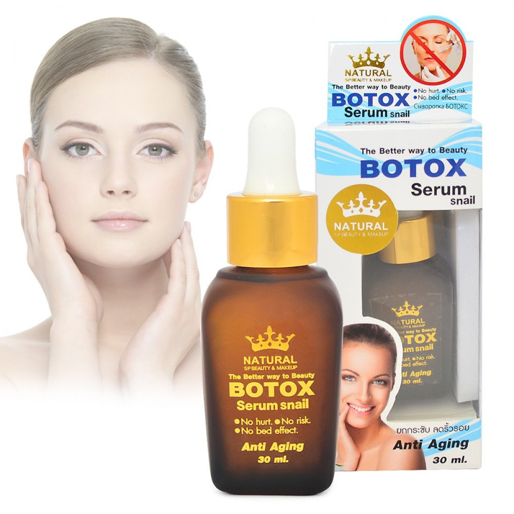 Антивозрастная сыворотка для лица от морщин «Альтернатива Ботоксу» Yaya Botox Snail Serum 30 ml. Тайланд