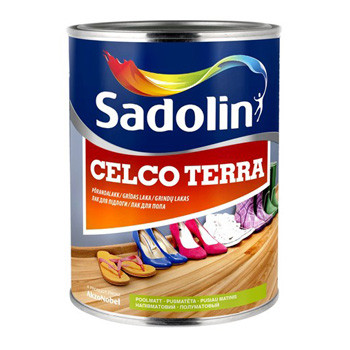 Лак для пола Sadolin Celco Terra 45 полуглянец 1л (Селко Терра) - фото 1 - id-p256113520