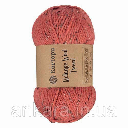  Пряжа Kartopu Melange Wool Tweed M1373