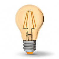 Светодиодная LED лампа Filament Biom A60 8Вт Е27 8W E27 тёплая бронза