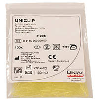 Комплект беззольных штифтов Uniclip,Dentsply Maillefer № 208 (100 шт)