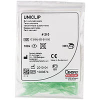 Комплект беззольных штифтов Uniclip,Dentsply Maillefer № 210 (100 шт)