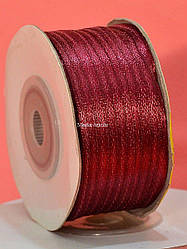 Стрічка атласна, ширина 3 мм, 100 ярдів 1/8"