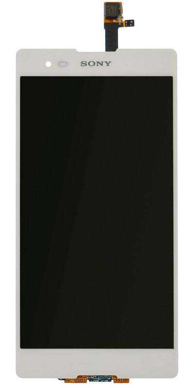 Дисплейний модуль Sony D5322 Xperia T2 Ultra DS білий