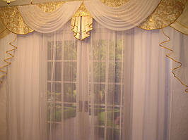 Готовый ламбрекен "Касандра", ширина 300см