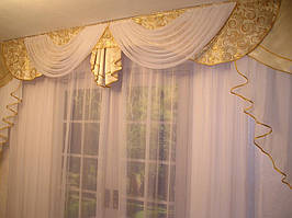 Готовый ламбрекен "Касандра", ширина 300см