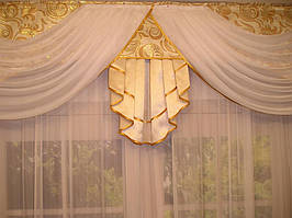 Готовый ламбрекен "Касандра", ширина 300см