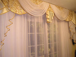 Готовый ламбрекен "Касандра", ширина 300см