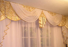 Готовый ламбрекен "Касандра", ширина 300см