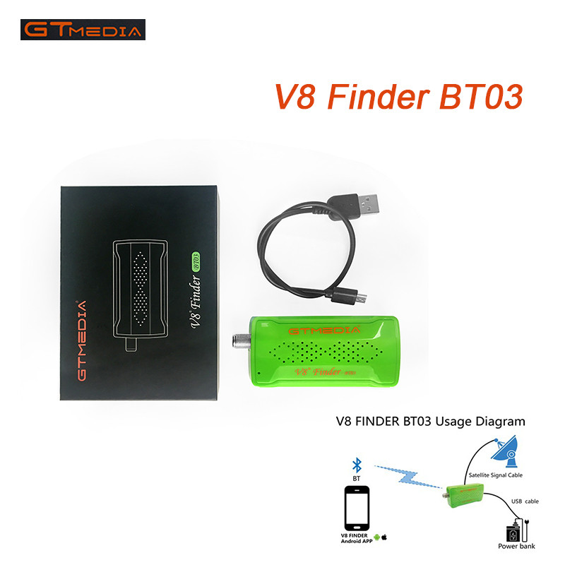 СУПЕР-пристрій для настроювання супутникових антен GTMEDIA V8 Finder BT03 HD, фото 1