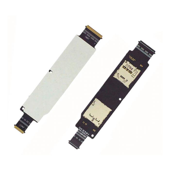 Шлейф Asus ZenFone 2 (ZE500CL) з SIM і SD-конектором