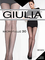 Капронові колготки "Giulia" з мікротюлі 30DEN