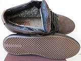 Wrangler Чоловічі зимові кеди черевики натуральна шкіра в спортивному стилі взуття чоботи в стилі Вранглер коричневий, фото 3