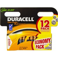 ТМ "Duracell" Елементи живлення Батарейки "Duracell" AAA LR03 мізинець (12 шт/уп)