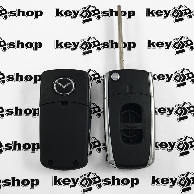 Корпус Выкидного Ключа Mazda (Мазда) 2 Кнопки (Тип 2) (с Индикатором ...