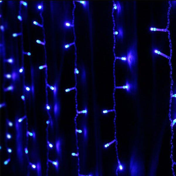 Гірлянда Штора 300 LED, 3х3 м, колір - синій