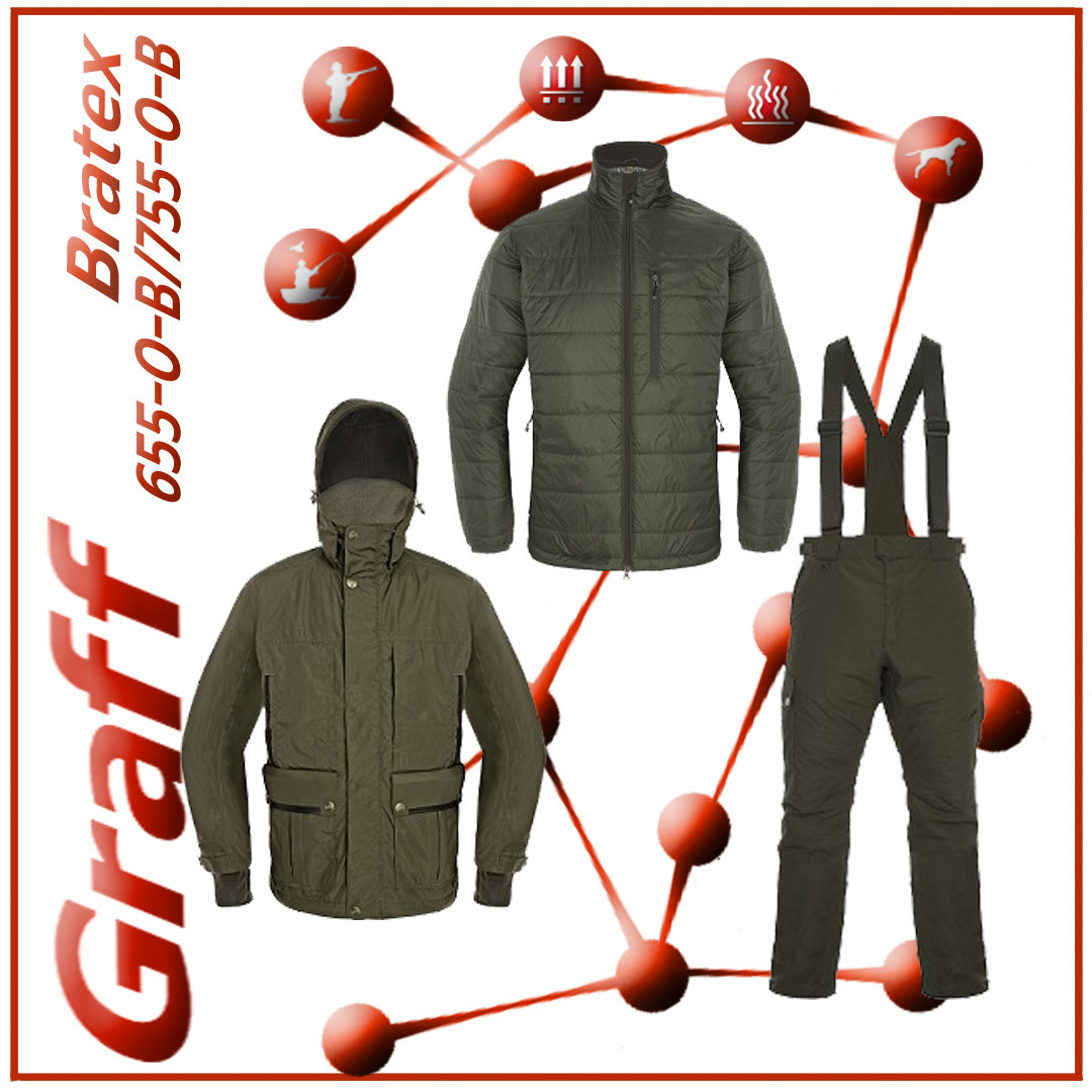 Костюм для полювання Graff (Графф) 655/755-O-B  до -25С, фото 1