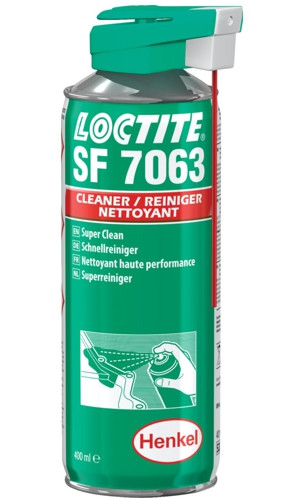 LOCTITE® SF 7063TM — застосовується для очищення та знежирення поверхонь перед застосуванням клейів LOCTITE®. Про