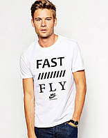 Мужская футболка /FAST FLY/ (white)