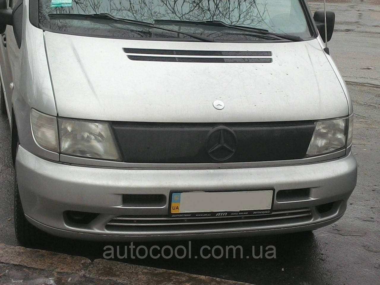 Зимова заглушка решітки радіатора Mercedes Vito 638 1996-2003 г. Мерседес Віто