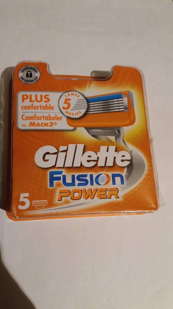 Змінні картриджі для гоління Gillette Fusion Power (5 шт.)