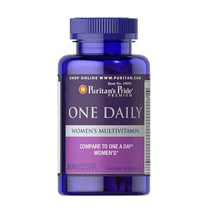 Вітаміни для жінок Puritan's Pride Women's One Daily Multivitamins 100 таб.