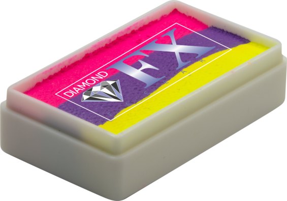 Аквагрим Diamond FX спліт кейк 28g Неоновий Диско