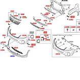 Бампер передний стуктура, KIA Sorento 2012-2014, 865122p500, фото 5