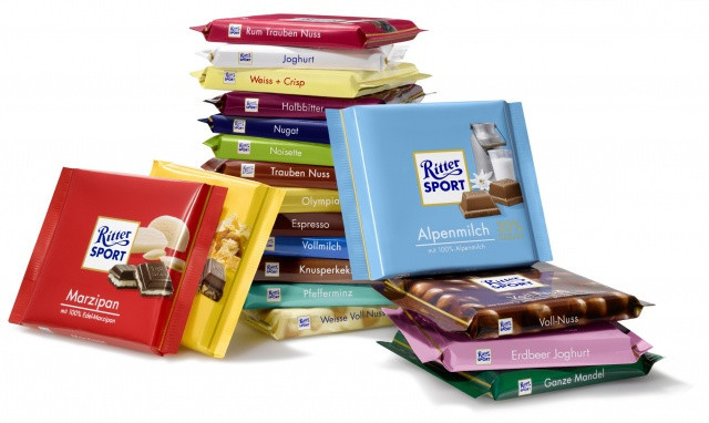 Шоколад Ritter Sport Rum Trauben Nuss (Риттер Спорт с ромом, изюмом и фундуком), 100 г - фото 6 - id-p815307411