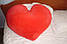 М'яка плюшева подушка "Серце" 25 см, фото 3