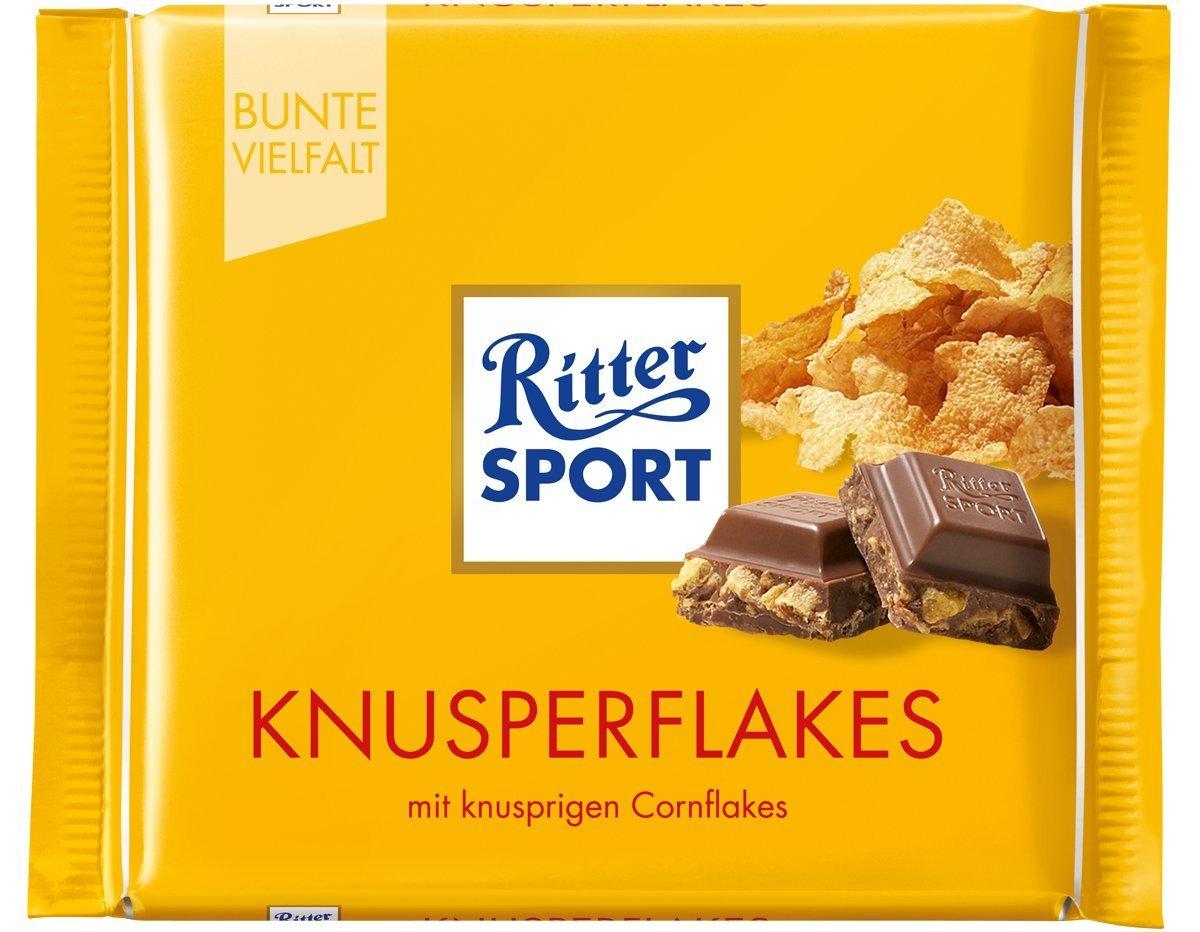 Шоколад Ritter Sport Knusperflakes с кукурузными хлопьями, 100 г. - фото 2 - id-p815322446