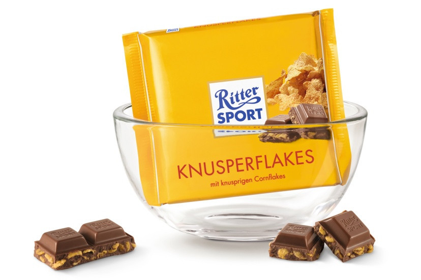 Шоколад Ritter Sport Knusperflakes с кукурузными хлопьями, 100 г. - фото 5 - id-p815322446