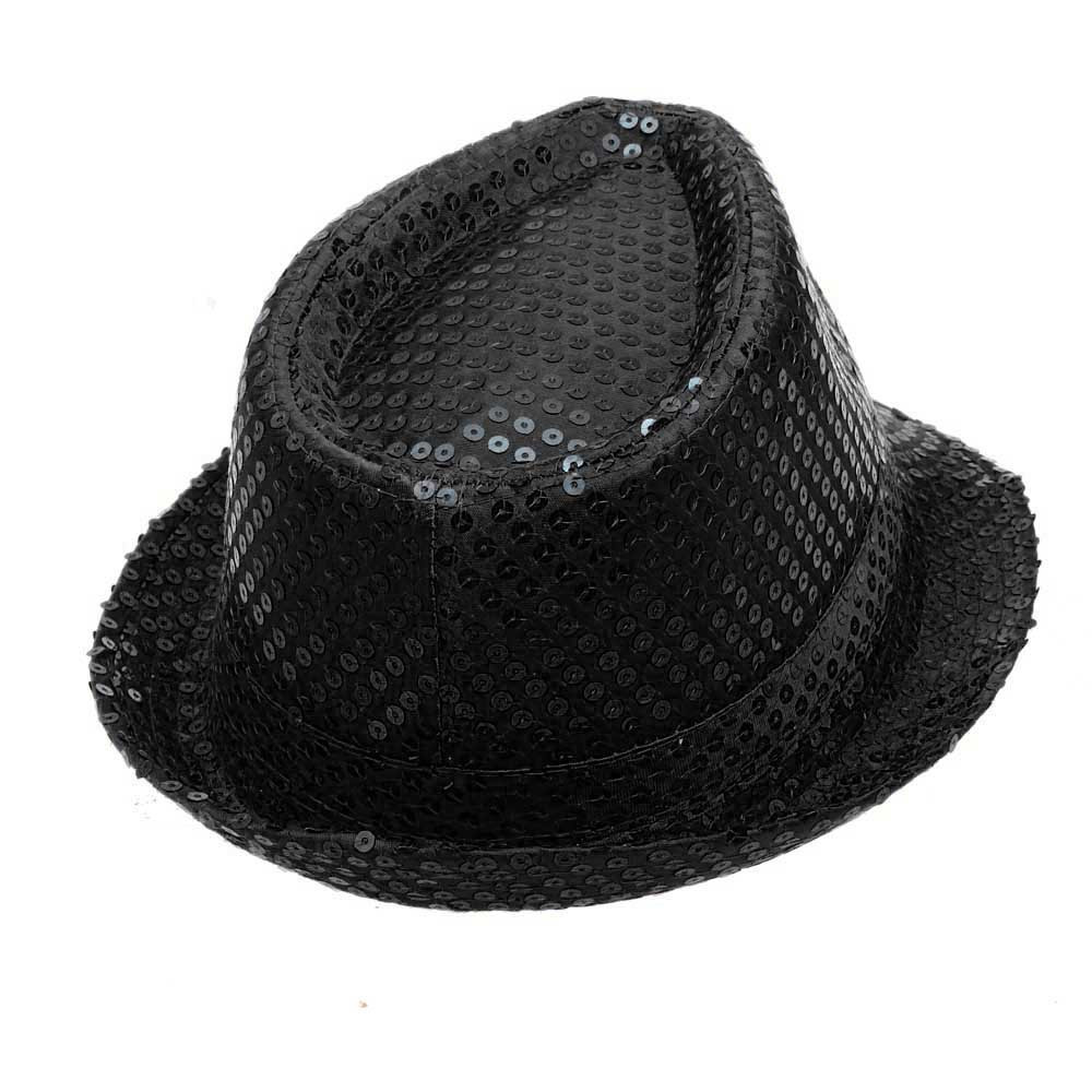 Шляпа Диско с пайетками р. 56-58 черная - фото 2 - id-p815323065