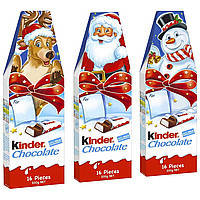 Шоколад новогодний KINDER CHOCOLATE (16 batoników) 200g