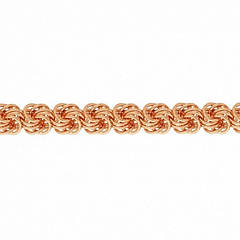 Золотий ланцюг / браслет плетіння "Троянда"