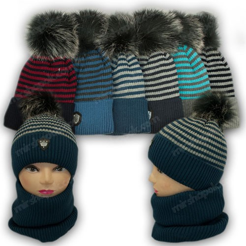 Вязаная шапка и шарф Вязаная шапка и шарф