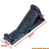 Ручка упор для водяної гвинтівки AR15 рукоять іграшкової рушниці М16 пістолетна ручка для гель балстера скін cs, фото 5