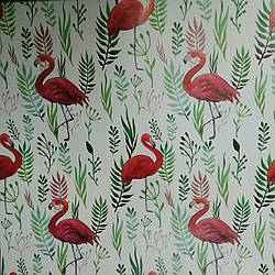 Папір для пакування №9102 "Фламінго" 80гр, 52*75см, 50шт в ГРР