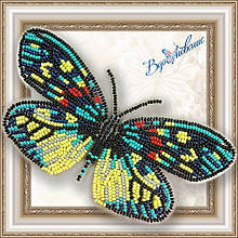 Набір для вишивки бісером Об'ємна метелик "Erasmia Pulehera" BGP-007