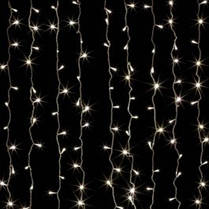 Гірлянда штора 3x3 м 300 LED теплий білий, фото 4