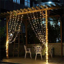 Гірлянда штора 3x3 м 300 LED теплий білий, фото 5