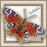Набор для вышивки бисером Объемная бабочка "Павлиний Глаз Дневной" BGP-009