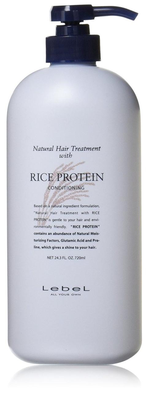 Rice Protein 720 мл. Органічна кондиціонувальна маска для пошкодженого волосся з рисовим протеїном.